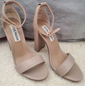 Steve madden carrson leather strappy heels